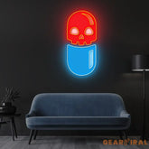 ’Chill Pill’ Neon x Acrylic Artwork